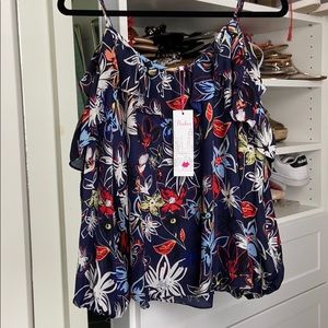 NWT Parker Cold Shoulder Blouse